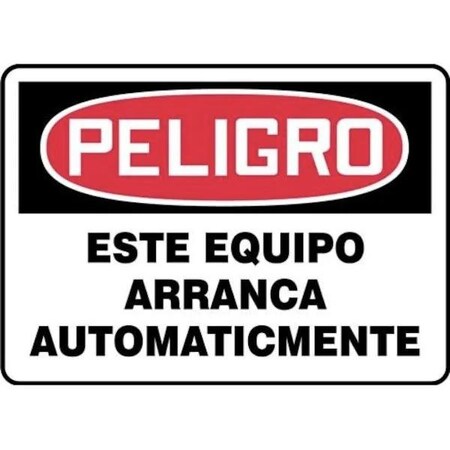 Accuform SPANISH BILINGUAL Safety Sign 7 in SHMEQM083XT SHMEQM083XT